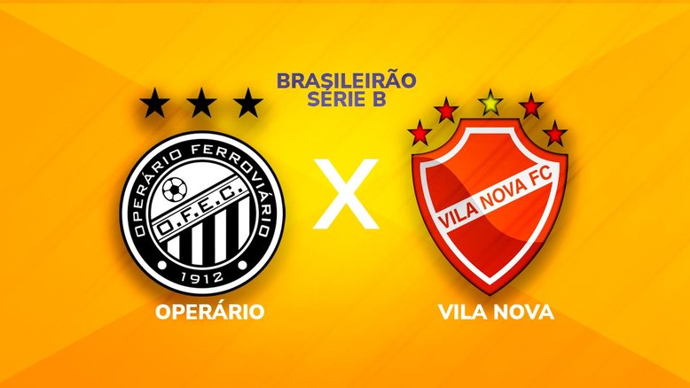 Operário x Vila Nova, onde assitir, escalações e informações do jogo pela Série B