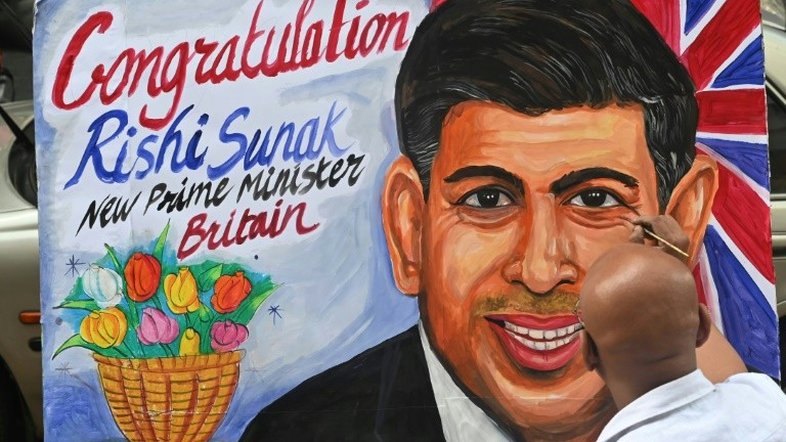 Índia celebra nomeação de Rishi Sunak como premiê do Reino Unido