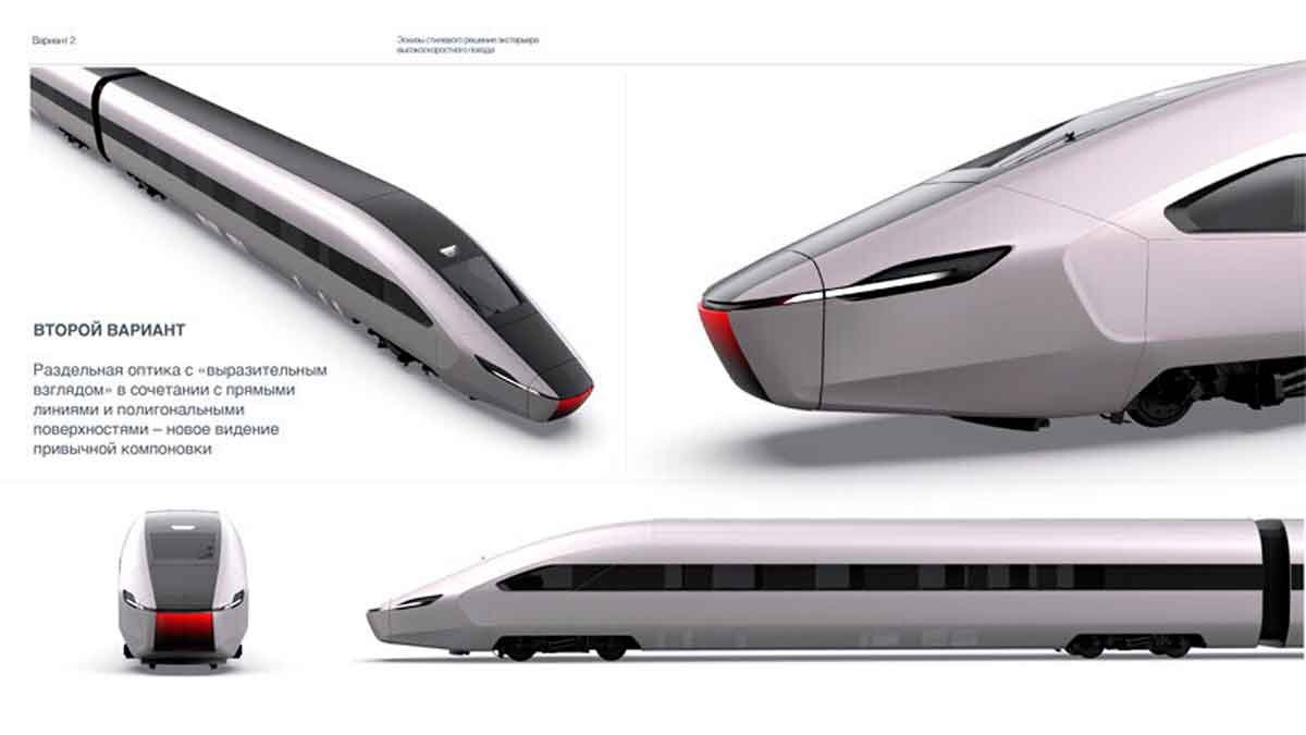 Rússia apresenta o conceito do primeiro trem-bala de fabricação local 5 Rússia apresenta o conceito do primeiro trem-bala de fabricação local
