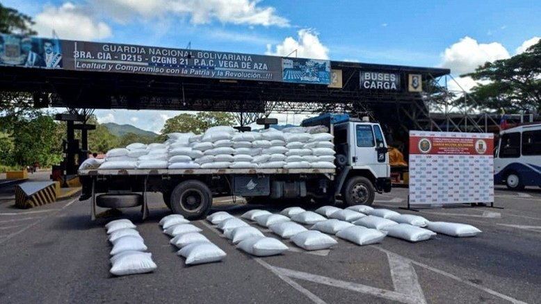 Venezuela apreende 54 toneladas de suposto contrabando colombiano
