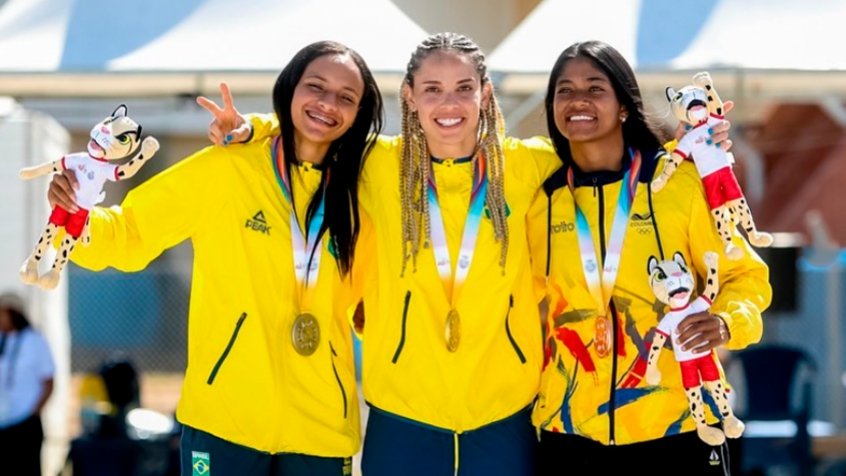 Brasil leva mais de 30 medalhas no domingo nos Jogos Sul-Americanos