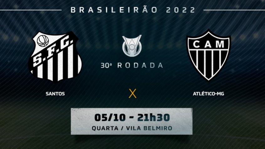 Santos x Atlético-MG: onde assistir, escalações e desfalques do jogo pelo  Brasileirão - ISTOÉ Independente