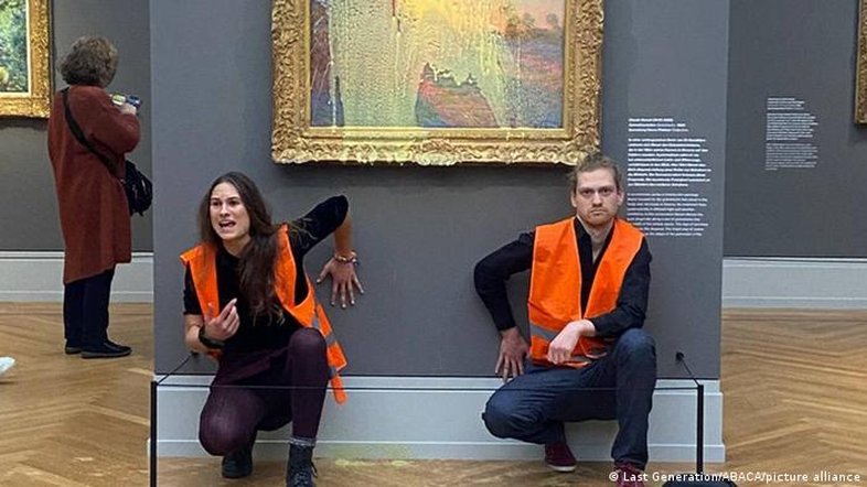 Museus reagem a ataques de ambientalistas a obras de arte