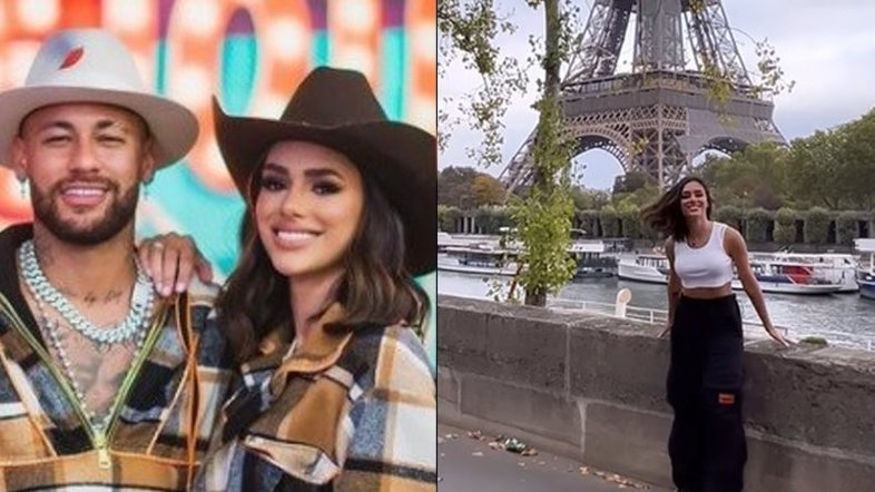Bruna Biancardi aparece em Paris e internet especula uma reconciliação com Neymar