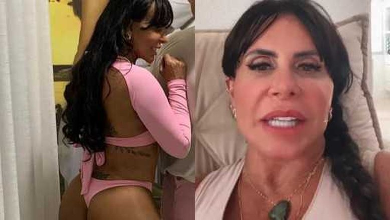 Bumbum à mostra de Gretchen é criticado e ela rebate: 'infelizes'
