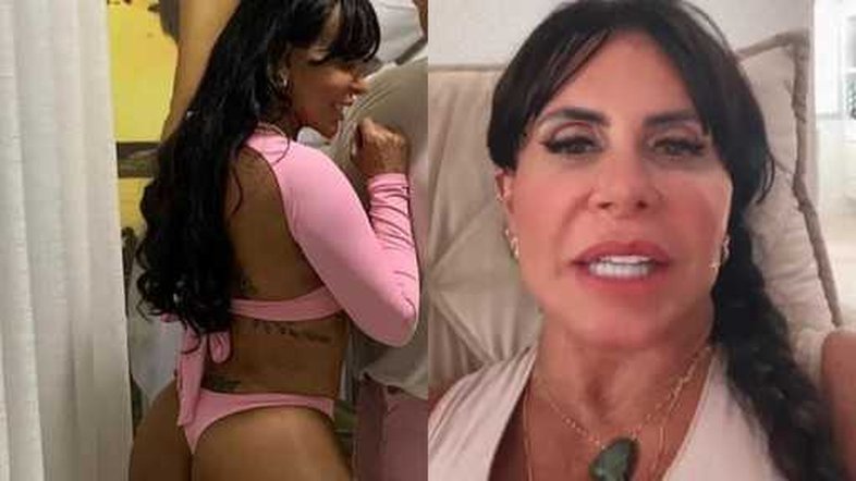 Bumbum à mostra de Gretchen é criticado e ela rebate: 'infelizes'