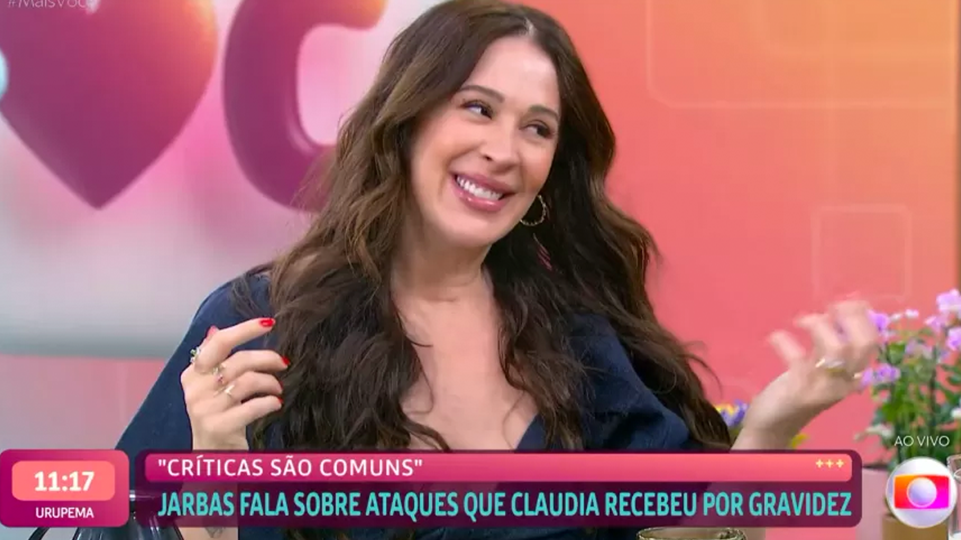Claudia Raia: relembre quando a atriz revelou o nome do terceiro filho no ‘Mais Você’