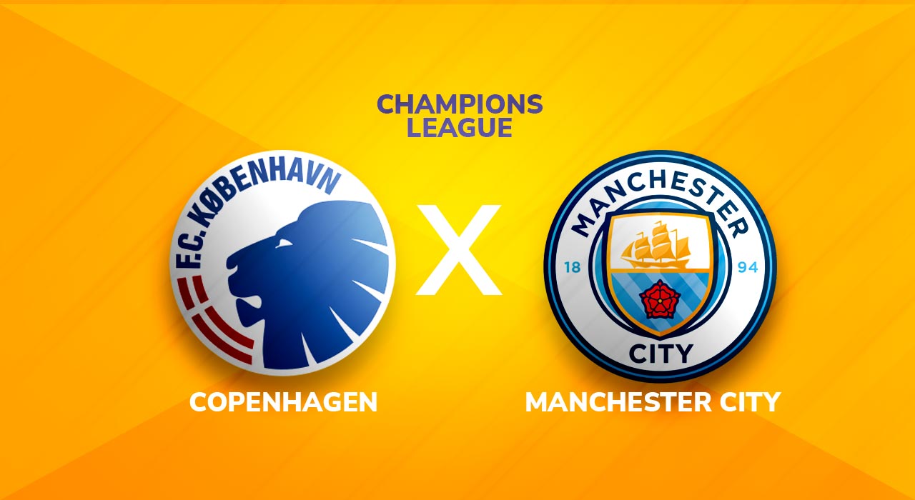 Copenhagen x Manchester City: assista ao vivo o jogo da Champions League  desta terça-feira 11/