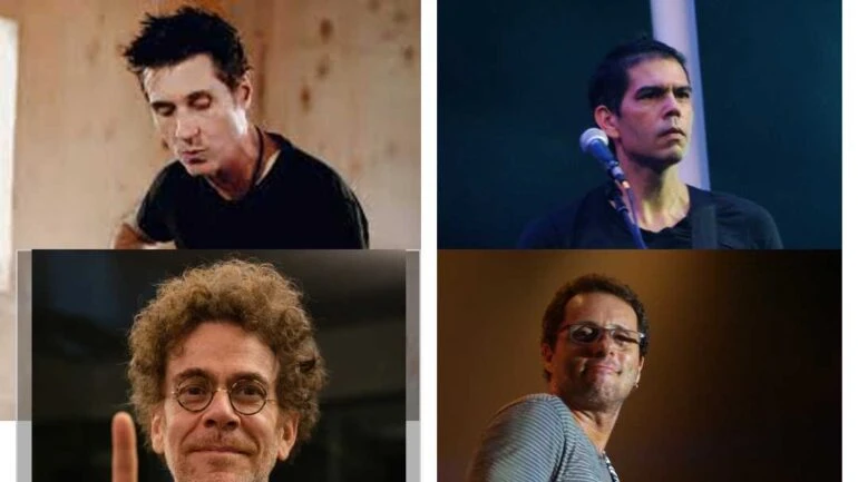 Dinho Ouro Preto, Dado Villa Lobos, Nando Reis e Tony Bellotto
