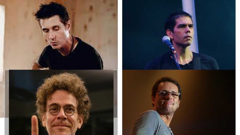 Dinho Ouro Preto, Dado Villa Lobos, Nando Reis e Tony Bellotto