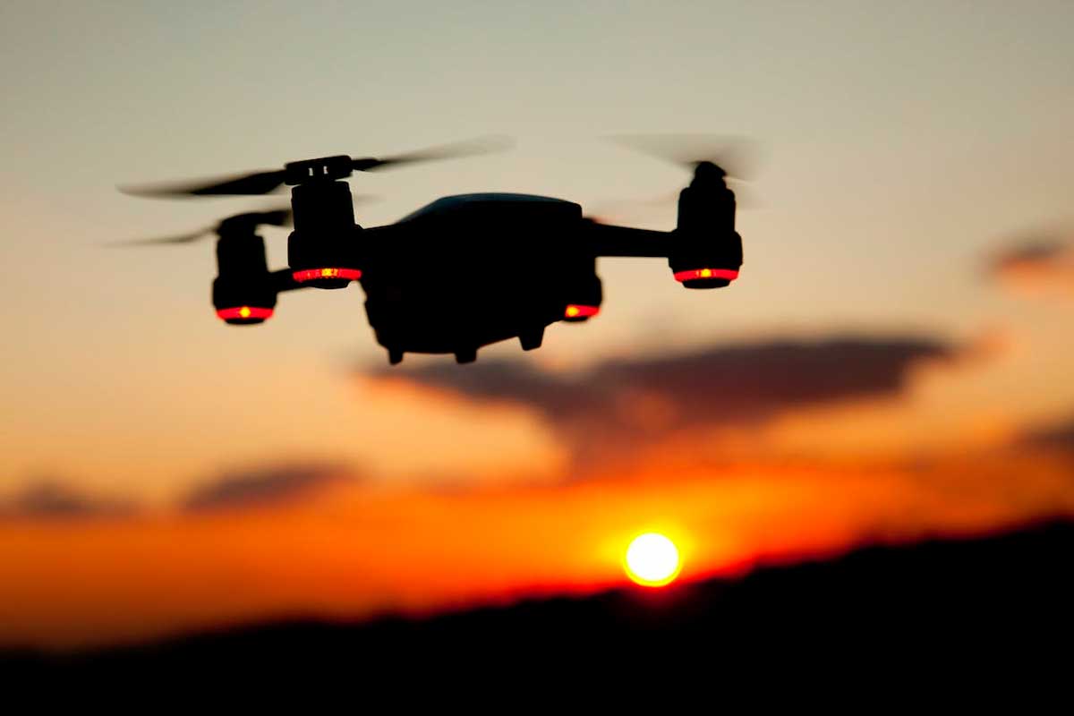 Uso de drones. Foto: Pexels