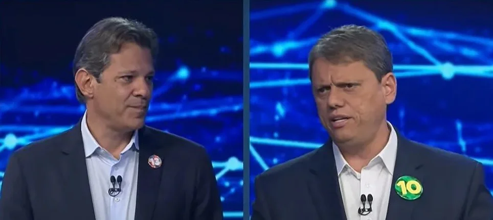 Haddad e Tarcísio, PT e Republicanos