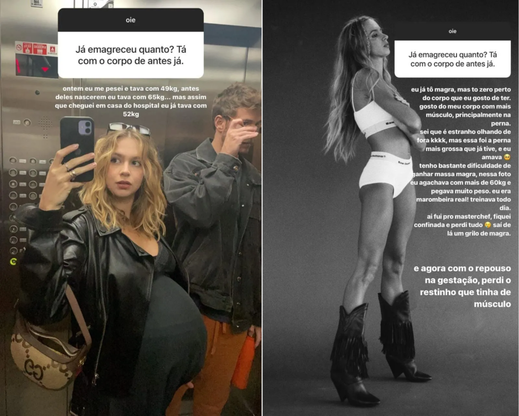 'Estou magra, mas zero perto do corpo que gosto de ter', diz Isabella Scherer 2 'Estou magra, mas zero perto do corpo que gosto de ter', diz Isabella Scherer