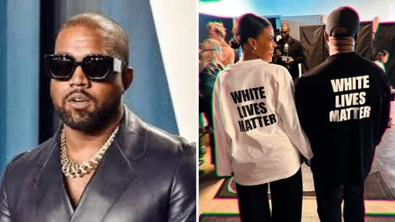 Kanye West usa camisa com ‘Vidas Brancas Importam’