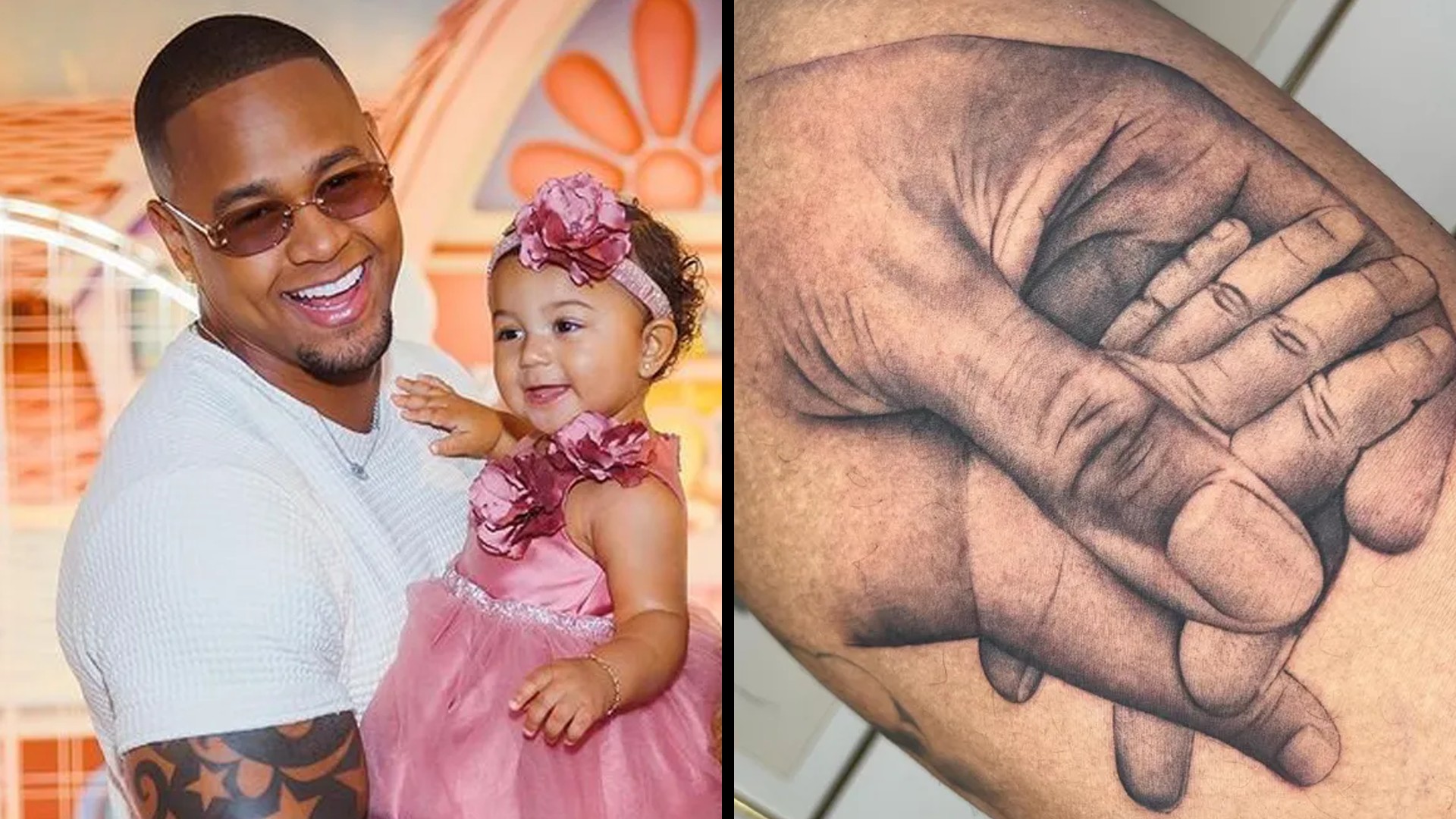 Leo Santana mostra foto de tatuagem que fez em homenagem à filha Liz; veja vídeo