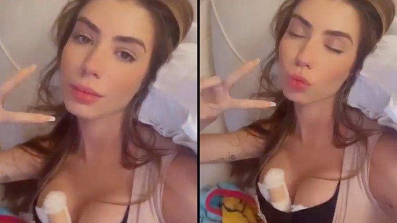 Após cirurgia, Maria Lina desabafa: ‘Tive problema com o dreno’