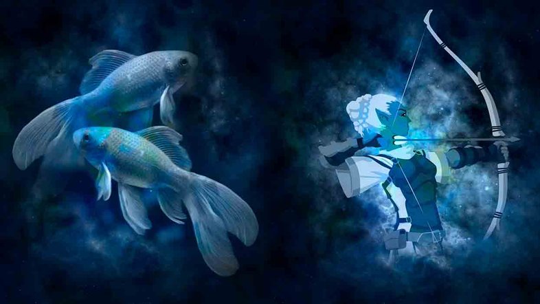 Combinação de signos – Peixes e Sagitário . Foto: Pixabay
