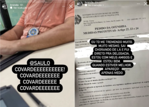 Influencer Brenda Monique acusa Saulo Poncio de agressão em show