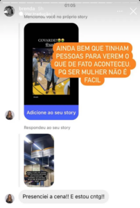 Influencer Brenda Monique acusa Saulo Poncio de agressão em show