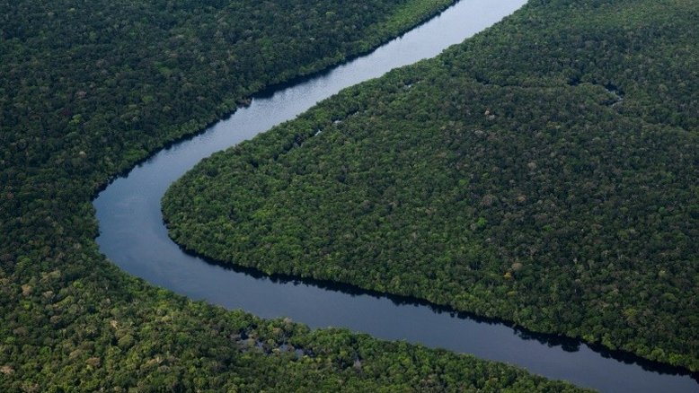 Vista aérea da Amazônia tirada durante voo entre as cidades de Manicore e Manaus, no Amazonas State, em 10 de junho de 2022 - AFP/Arquivos