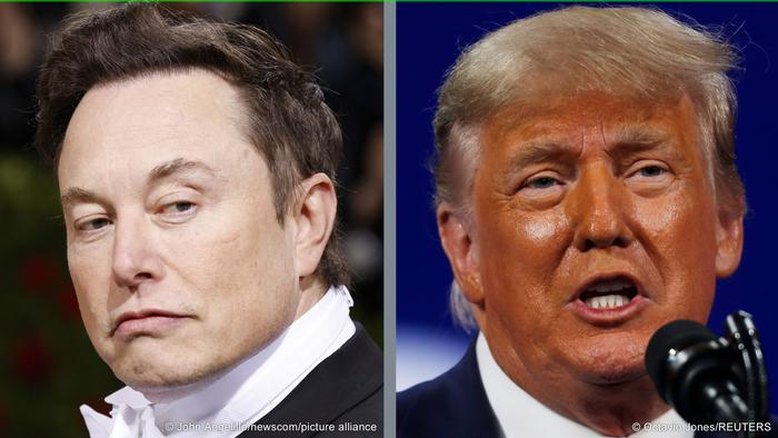 Elon Musk restabelece conta de Trump no Twitter