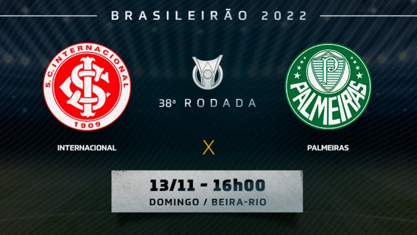 Onde assistir Internacional x Palmeiras AO VIVO pelo Brasileirão