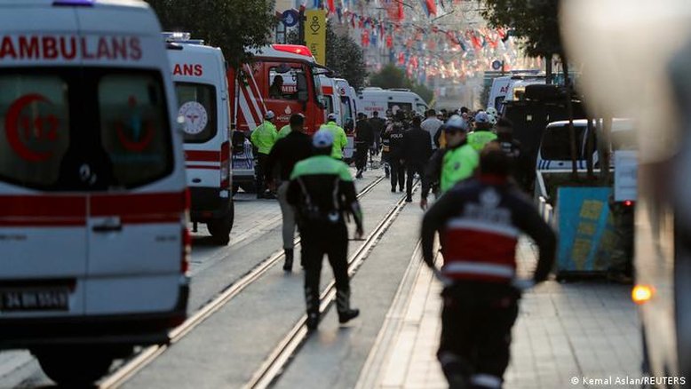 Explosão em rua movimentada de Istambul deixa mortos