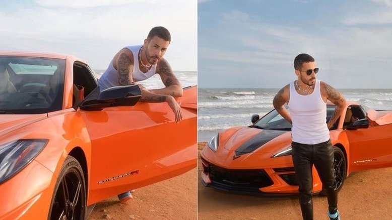 'Temos que aprender a ostentar as vitórias', diz Carlinhos Maia ao posar com carro de luxo