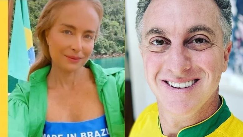 Copa do Mundo: associada a questões políticas, Angélica e Huck enaltecem camisa do Brasil