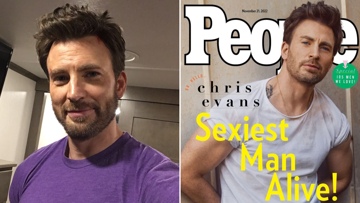 Chris Evans Eleito O Homem Mais Sexy Do Mundo Pela Revista People Minha M E Ficar T O