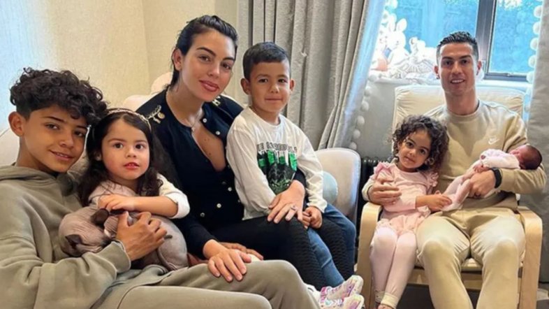 Cristiano Ronaldo e família