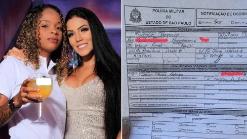 Mulher de MC Dricka registra B.O. por violência doméstica