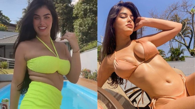Influencer Drielly Drudi mostra antes e depois de perder seis quilos