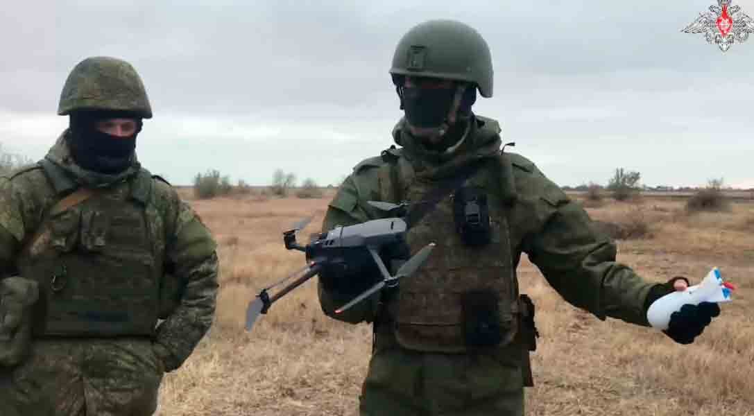 VÍDEO: Rússia divulga treinamento de operadores de quadricópteros de combate. Foto: Reprodução