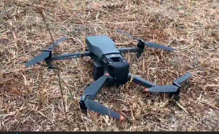 Drone usado na guerra. Foto: reprodução