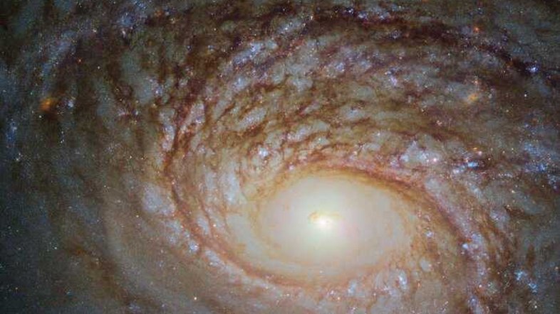 A galáxia espiral NGC 772 tem muito em comum com a nossa Via Láctea: braços em espiral, um centro brilhante, uma mistura de manchas cintilantes de formação estelar e ondulações escuras de poeira cósmica. No entanto, as duas também são diferentes em alguns aspectos importantes. NGC 772 é uma galáxia espiral peculiar e não barrada, ou seja, ela não tem uma característica fundamental conhecida como barra, que vemos em muitas galáxias em todo o cosmos, incluindo a Via Láctea. Essas barras são constituídas de gás e estrelas e acredita-se que transportem material através do núcleo galáctico, o que alimenta e inicia vários processos, como a formação de novas estrelas. NGC 772 está a cerca 110 milhões de anos-luz de distância, na Constelação de Áries