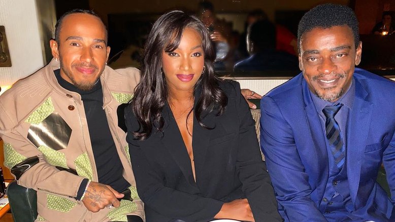 Iza compartilha foto de jantar com Lewis Hamilton e Seu Jorge: 'Extraordinário'