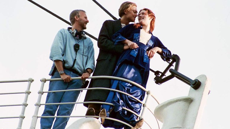 Cena de backstage de "Titanic"