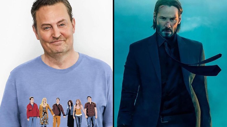 Keanu Reeves ficou surpreso com comentário de Matthew Perry em biografia, diz site
