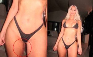 Paula Fernandes, Kim Kardashian e mais: relembre famosos que exageraram no Photoshop 8 Fãs de Kim Kardashian pegam erro ‘embaraçoso’ de photoshop em fotos de lingerie