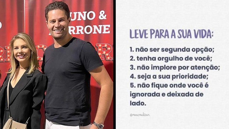 ‘Deixada de lado’, postou Thais Gabelein antes de anunciar separação de Pedro Leonardo