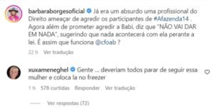 Xuxa critica agressividade de Deolane Bezerra em reality show: "Deveriam colocá-la no freezer" 2 Xuxa critica agressividade de Deolane Bezerra em reality show: "Deveriam colocá-la no freezer"