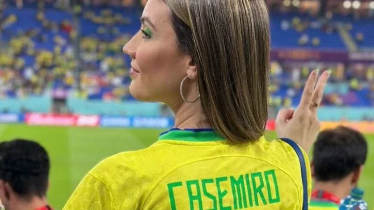 Fotos: Mulher de Casemiro homenageia jogador da Seleção Brasileira no Catar
