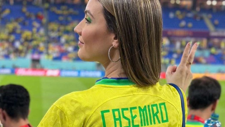 Fotos: Mulher de Casemiro homenageia jogador da Seleção Brasileira no Catar