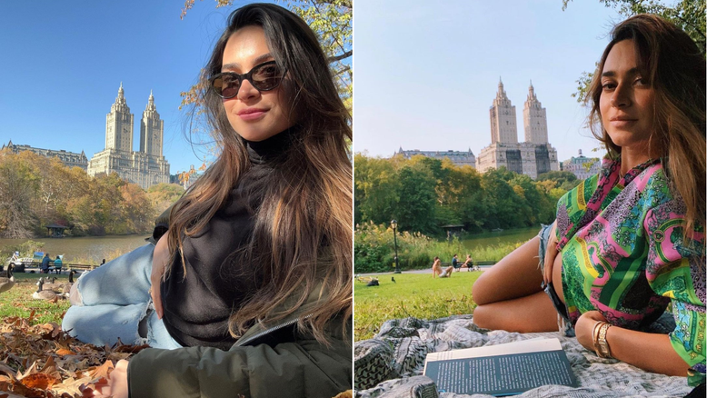 Grávida do segundo filho, Thaila Ayala recria foto de primeira gestação em NY