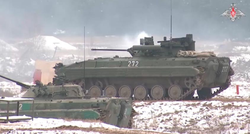 Russos treinam tropas da Bielorússia e aumentam temor de entrada de mais países na guerra. Foto: Reprodução