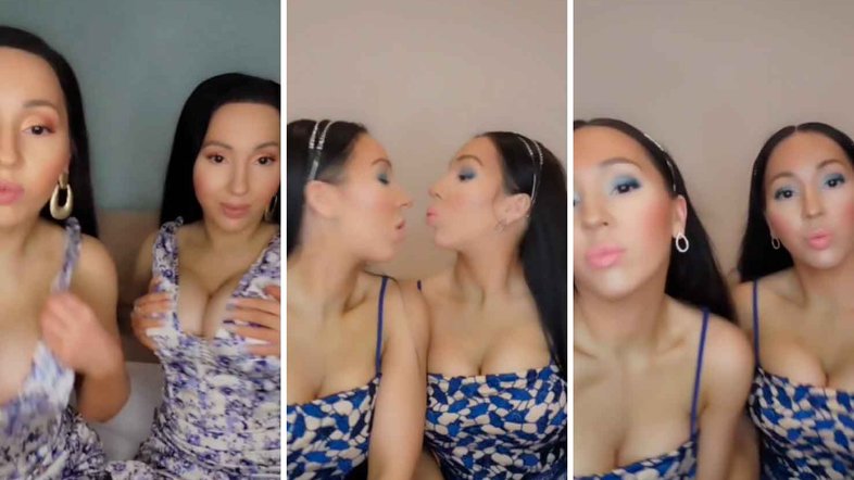 Gêmeas 'mais idênticas do mundo' dividem namorado e querem engravidar ao mesmo tempo. Foto: Reprodução Instagram