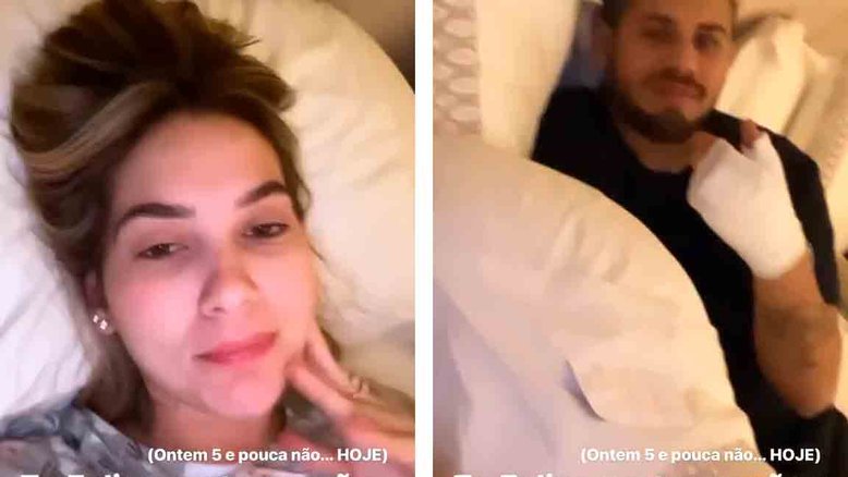 VÍDEO: Virginia Fonseca leva Zé Felipe ao hospital na madrugada de Natal