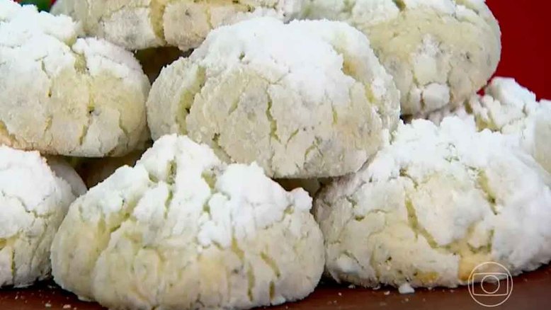 Biscoito craquelado de iogurte. Foto: Reprodução TV Globo