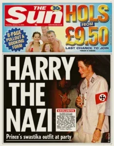 Príncipe Harry diz que usar fantasia de nazista foi ‘grande erro’
